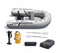 Coasto - Allegato gonfiabile Premium 248 - BT-CDS248P Barca Pavimento Dropstitch/Alta Pressione - 3+1 posti, 248 x 154 cm - Estrema stabilità - Confezione 2 pagaie, pompa e borsa per il trasporto