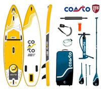 Coasto Argo 11.0 Sup Board Stand Up Paddle Surf-Board Gonfiabile Pagaia Isup 335