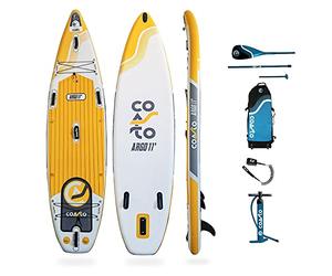 Coasto Argo, Tavola SUP Unisex Adulto, Giallo, 11'