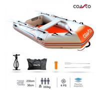 COASTO Gommone Con Fondo Dropstitch Dingi Barca A Motore Barca A Remi 230Cm