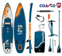 Coasto Nautilus 11.8 Sup Board Stand Up Paddle Surf-Board Gonfiabile Pagaia Isup