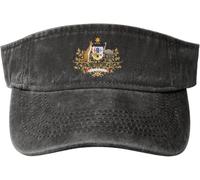Coat of Arms of Australia Cappellino con Visiera Parasole Cappello Traspirante Confortevoli Cappelli con Visiera Parasole per Spiaggia Tennis Ciclismo