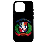 Coat of Arms Republica Dominicana Bandera Dominican Bandiera Custodia per iPhone 16 Pro