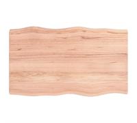 Coavain 100x60x4 cm Piano Tavolo Marrone Chiaro Piano Massello in Rovere Non Trattato Mobili Arredo Casa Piano Legno Piano Scrivania Piani per Tavolo Rettangolare Pannello Legno