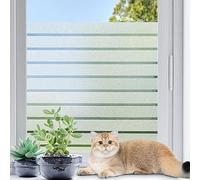Coavas - Pellicola per la privacy per finestre, in vetro smerigliato, blocco del calore, decorativa, per finestre, statica, in vinile, per la casa, 60 x 200 cm, puro