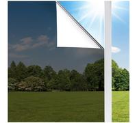 Coavas Window Privacy Film One Way, See Out Not in Windows Tint for Home, Mirror Reflective Blocking Sun Heat Glass Coverings UV Static Cling, 35.4x78.7 Inch