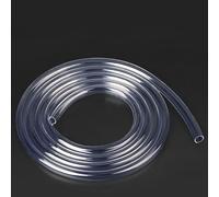 Coavoo Tubo in PVC, diametro interno 4 mm, diametro esterno 6 mm, L 6 m, tubo per pompa, tubo dell'aria, tubo del carburante, tubo dell'olio, tubo di pressione, altamente flessibile, trasparente