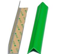 COAYHEL Forma A L Nastro Antiscivolo Strisce anticollisione per Bambini, pilastri angolari Muro allargati e ispessiti, Confezione Morbida, Strisce anticollisione per Asilo, paraspigoli-Green||1.2M