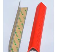 COAYHEL Forma A L Nastro Antiscivolo Strisce anticollisione per bambini, pilastri angolari muro allargati e ispessiti, confezione morbida, strisce anticollisione per asilo, paraspigoli-Red||1.5M