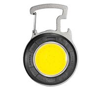 COB Carabiner Work Light 5 Modalità di Luce 500Lumen USB Ricaricabile Portachiavi Torcia, Luce Cob Portatile con Base Magnetica per Campeggio e Passeggiate, 1 Confezione