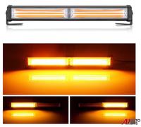Cob LED Emergenza Allarme Flash Strobo Arancione Top Luce Barra Off-Road 4x4 Atv