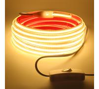 COB LED Strisce 220V Impermeabile Strip con Interruttore Super Luminous Striscia [EEK: A+++]