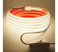 COB LED Strisce 220V Impermeabile Strip con Interruttore Super Luminous Striscia [EEK: A+++]