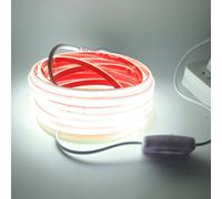 COB LED Strisce 220V Impermeabile Strip con Interruttore Super Luminous Striscia