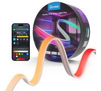 Govee COB Striscia LED Pro, Smart Strip Light Compatibile con Alexa, Google Assistant e Matter, Luce RGBICW con Banco Caldo, Striscia Luminosa che Cambia Colore per Camera da Letto, Armadio