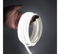 COB STRISCIA STRIP FLEX LED BOBINA NEON 220v FLESSIBILE TUBO ESTERNO 1m a 20m