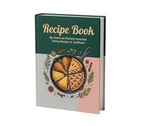Cobata A5 Blank Recipe Book to Write in Your Own Recipes, Hardcover Recipe Organizer, 150 Pages, 5.7 x 8.3 Inches