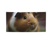 Cobaye - Striscione stampato da appendere per feste di Halloween e Natale, 60 x 120 cm, sfondo fotografico, ghirlanda, arazzo da parete per sfondo di compleanno, decorazione per eventi all'aperto