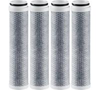 Cobbe Confezione da 4 filtri di ricambio per soffione doccia - Filtro oltre il 99% di cloro - Sistema filtro doccia 2,0 carbonio - Addolcitore acqua - Perle filtranti per acqua dura - Riduce la pelle