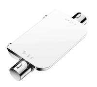 Cobbe Miscelatore termostatico per doccia, commutazione a doppia funzione, valvola termostatica anti-scottatura da 38 ℃, involucro esterno in ABS e canali d'acqua interni in PP (bianco)