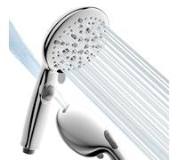 Cobbe Soffione doccia, 7 + 2 modalità di spruzzo, soffione doccia con pulsante di arresto, soffione doccia con getto elettrico per pulire angoli, vasca e animali domestici, grande soffione da bagno