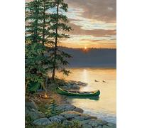 Puzzle Lago Canoe 500 pezzi di Cobble Hill