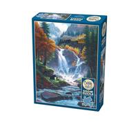 Cobble Hill 3845085 - Puzzle da 500 pezzi con puzzle per adulti e bambini dai 12 anni in su, puzzle paesaggistico, ferroviario, montagne