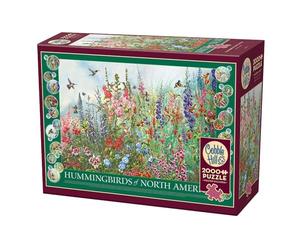Cobble Hill Puzzle 2000 pezzi - Colibrì del Nord America - Poster campione incluso