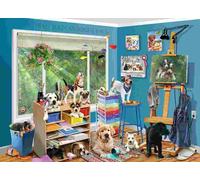 Cobble Hill - Puzzle Cuccioli da studio - 1000 Pezzi