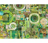 Cobble Hill - Puzzle La collezione Rainbow: verde - 1000 Pezzi