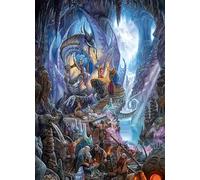 Cobble Hill Puzzle La Tana del Drago 1000 pezzi - Poster campione incluso