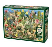Cobble Hill Puzzle da 1000 pezzi - Giardino di cactus - Poster campione incluso