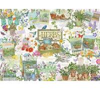 Cobble Hill - Puzzle da 1000 pezzi, motivo: giardino delle erbe aromatiche, poster campione incluso