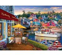 Cobble Hill Puzzle da 1000 pezzi, motivo: Harbour Gallery, poster campione incluso