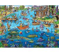Puzzle COBBLE HILL DoodleTown: A pesca 1000 pezzi
