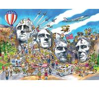 Cobble Hill - Puzzle DoodleTown: Mount Rushmore - 1000 Pezzi