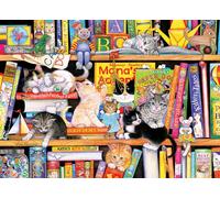 COBBLE HILL puzzle familiare - Tempo di storie di gatti, 350 pezzi