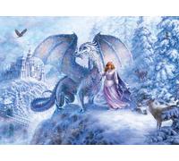 Cobble Hill - Puzzle Puzzle di famiglia: Drago di ghiaccio - 350 Pezzi