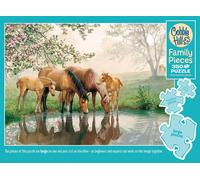 Puzzle per famiglie Famiglia di cavalli 350 pezzi COBBLE HILL