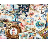 Cobble Hill - Puzzle Quaderno di schizzi in riva al mare - 1000 Pezzi