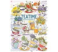 Cobble Hill - Puzzle da 1000 pezzi - Tea Time - Poster campione incluso