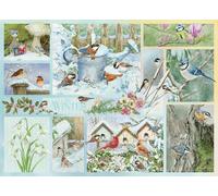 Cobble Hill - Puzzle Uccelli da giardino in inverno - 500 Pezzi