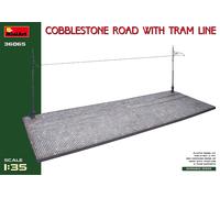 Cobblestone Road With Tram Line (injection Mold) 1:35 Plastic Model Kit MINIART