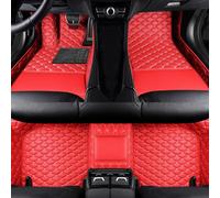 Cobear Tappetini per Auto di Lusso per il 98% delle Berline, Coupé, Station Wagon, Cabriolet, Monovolume, Tappetino per Auto in Ecopelle su Misura, Impermeabili Tappeti Auto, Rosso
