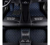Cobear Tappetini per Auto di Lusso per il 98% delle Berline, Coupé, Station Wagon, Cabriolet, Monovolume, Tappetino per Auto in Ecopelle su Misura, Impermeabili Tappeti Auto, Nero Blu