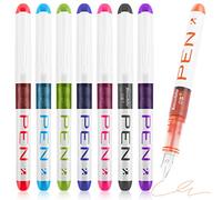 Cobee 8 Penne Stilografiche Usa E Getta Colorate, Penna a Punta Fine con Inchiostro Multicolore a Scrittura Fluida per Schizzi Diario Calligrafia Scuola Ufficio Articoli da Regalo (Colorati)