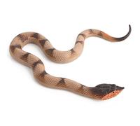 cobee Figure di Serpenti Elastici in Gomma, Figurine di Animali Rettili Realistici Serpenti Finti Giocattolo Puntelli di Serpenti di Gomma Figura di Serpente per Tenere Gli Uccelli Lontani (A)