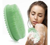 Cobee Spazzola da Bagno in Silicone, Scrubber Corpo Morbido Spazzola Doccia Esfoliante Spazzola Loofah Spazzola Scrub Corpo Spazzola Massaggio Testa 2 in 1 Spazzola Shampoo per Donne Uomini