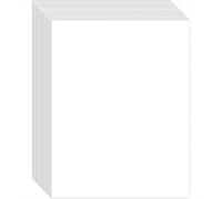 Cobenga 200 fogli di carta spessa cartoncino vuoto cartoncini pesanti, 8,5x11 pollici cartoncini bianchi vuoti, cartoncino pesante 300 g/m² per inviti, creazione di biglietti d'auguri, cartoline, foto