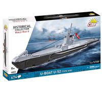 Cobi 4852 - HC Seconda Guerra Mondiale - 1/144 Deutsches U-Boat Tipo Viib U-52